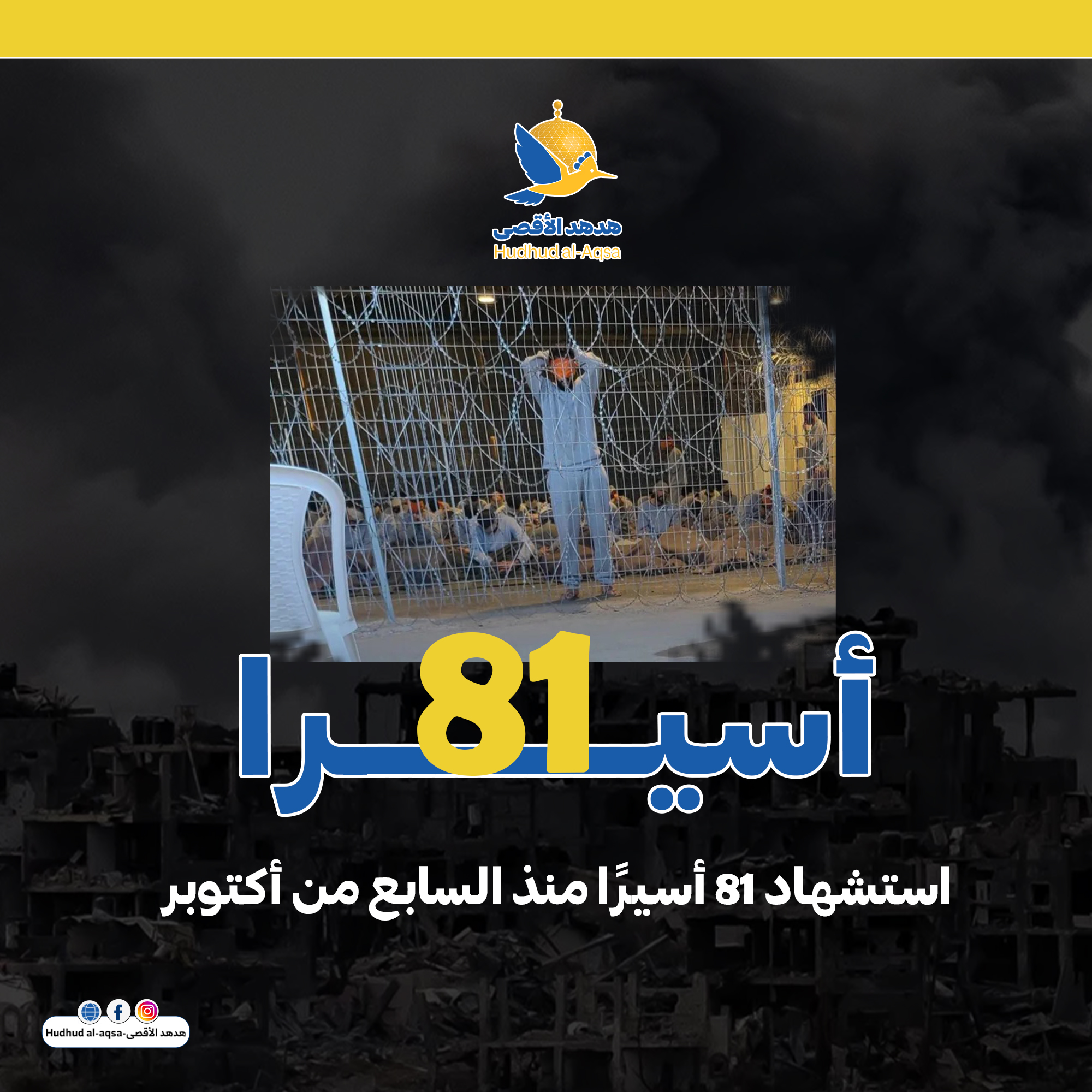 استشهاد 81 أسيرًا منذ السابع من أكتوبر