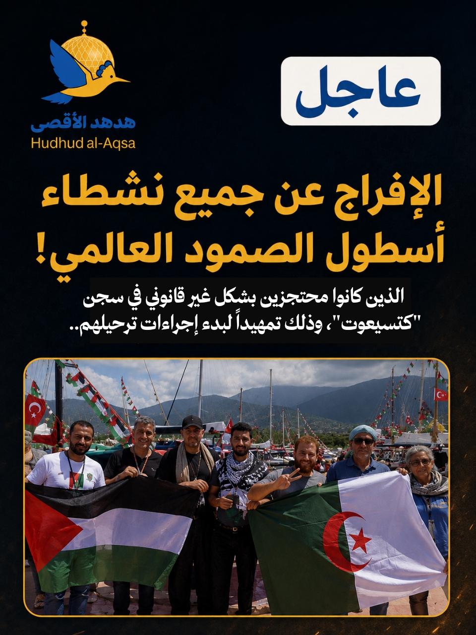 الإفراج عن جميع نشطاء الأسطول